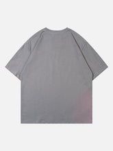 Hip-Hop-Retro-Graffiti-Spray-Buchstaben-T-Shirt